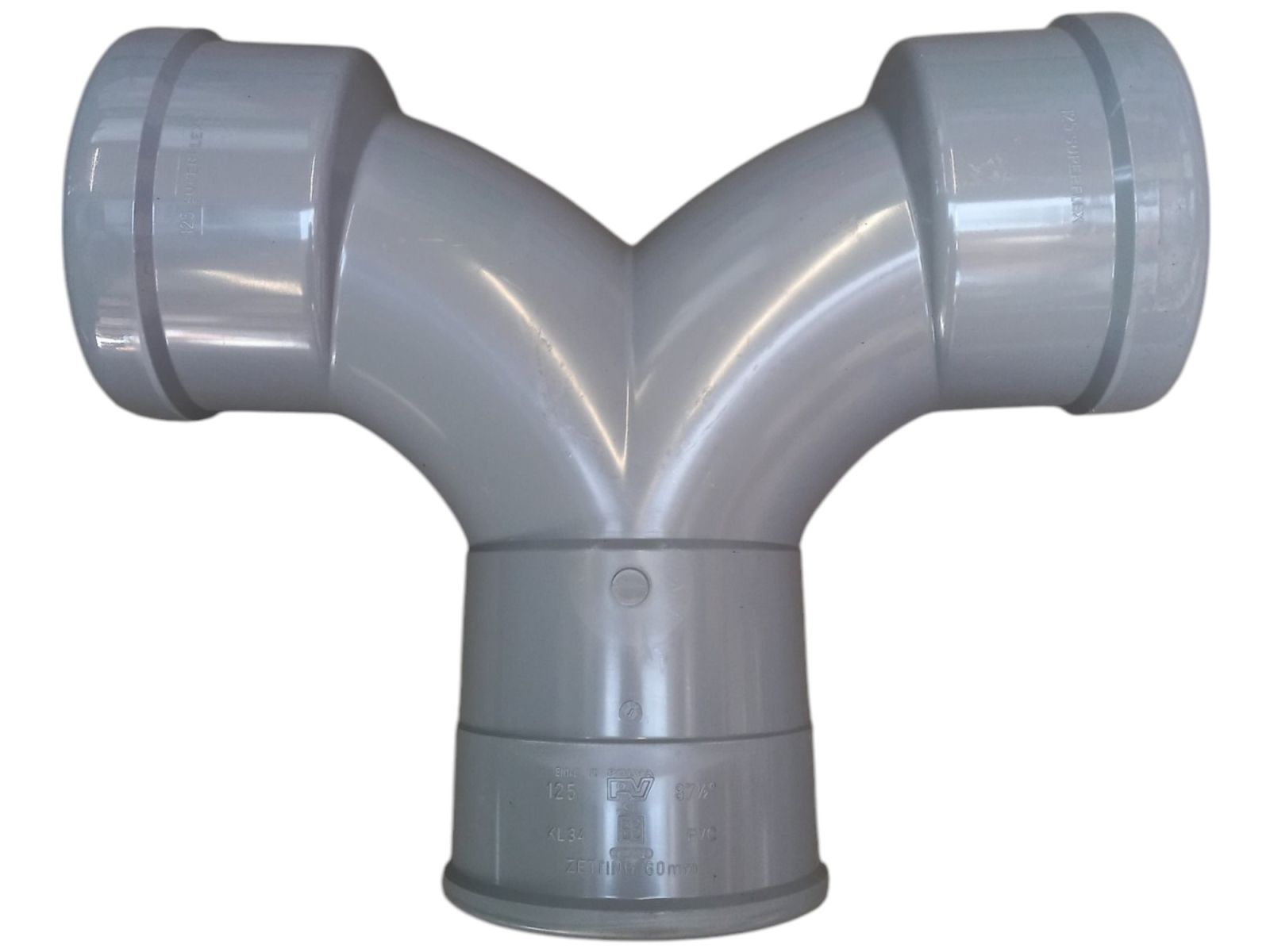 PVC Flex Stroom T-stuk 125mm