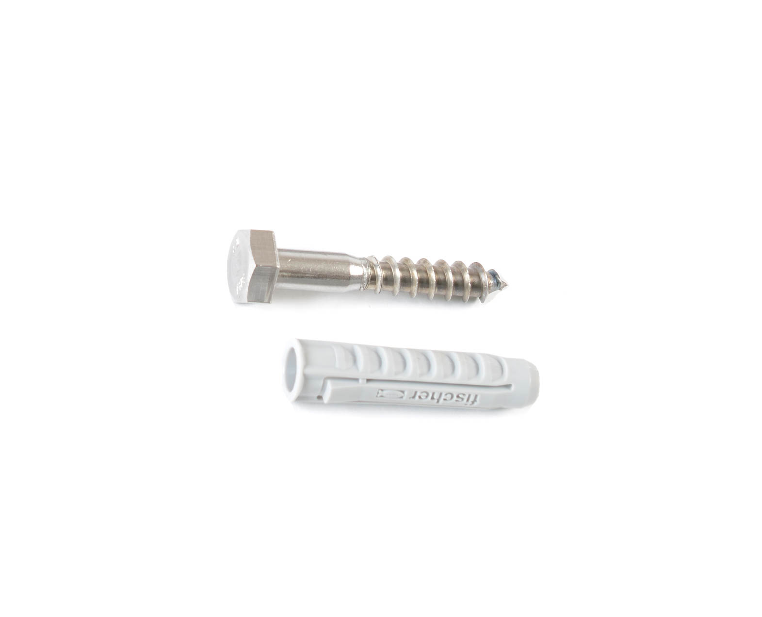 RVS houtdraadbout + plug | 10x60