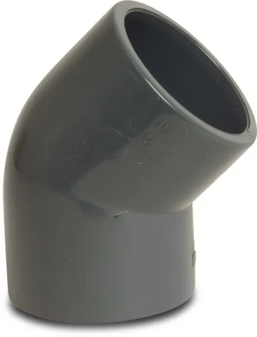 Bocht Druk PVC 45°