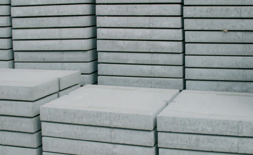 Betonplaat 120x80x12cm - Grijs - foto's 5
